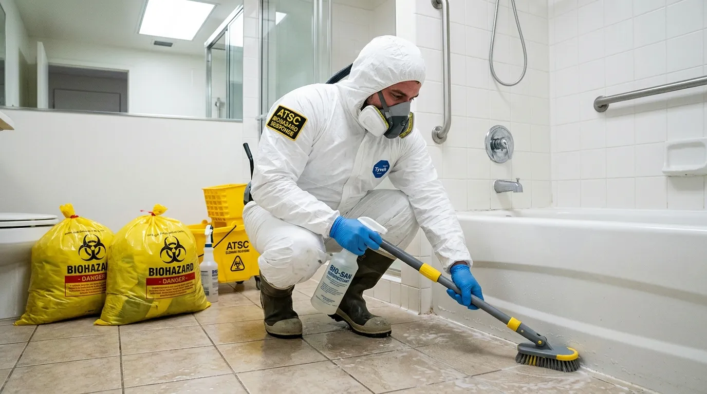 Decontamination equipment deployed for Blood Cleanup in Laguna Hills